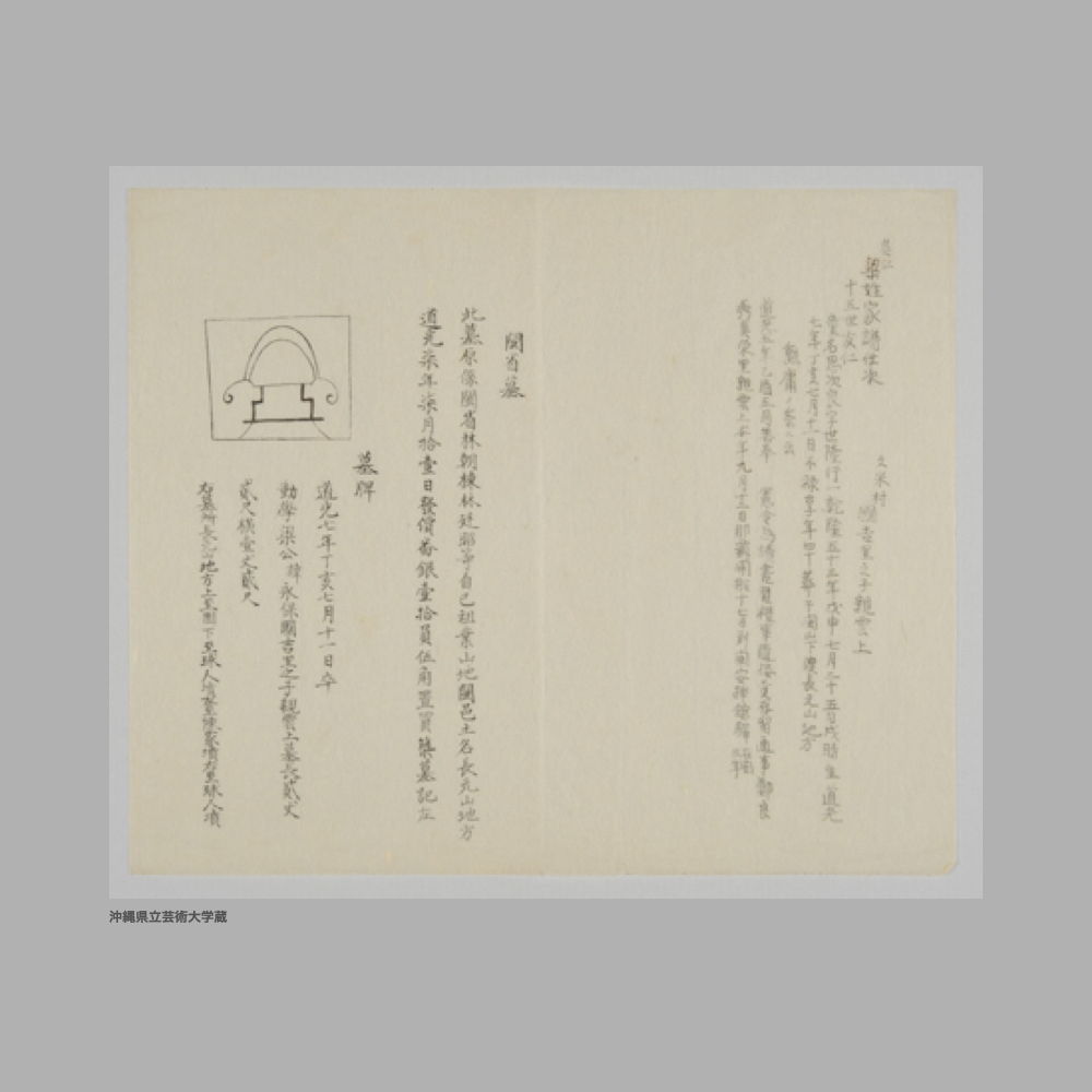 5150 呉江梁姓家譜　閩省墓／墓碑