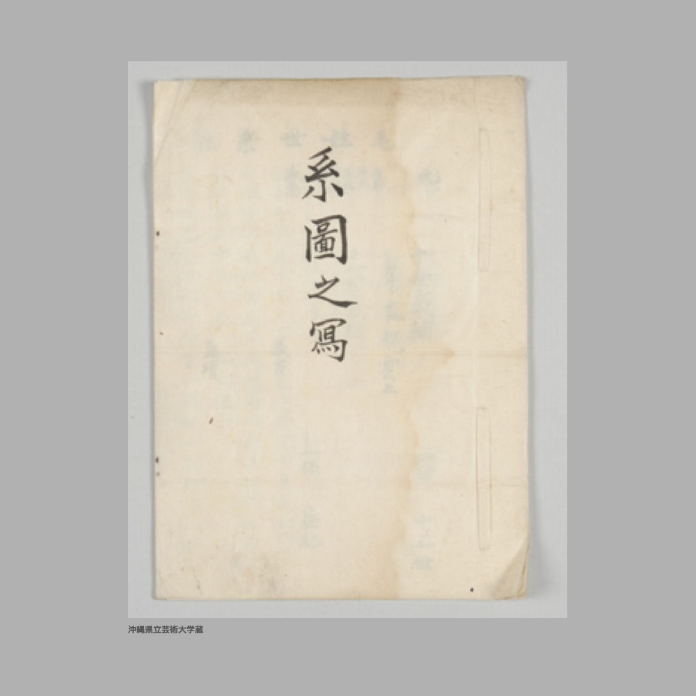 5151 (1/2) 系圖之寫