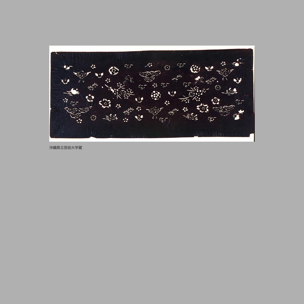 213 Cm7-059	桜鶴亀松竹梅模様染地型紙